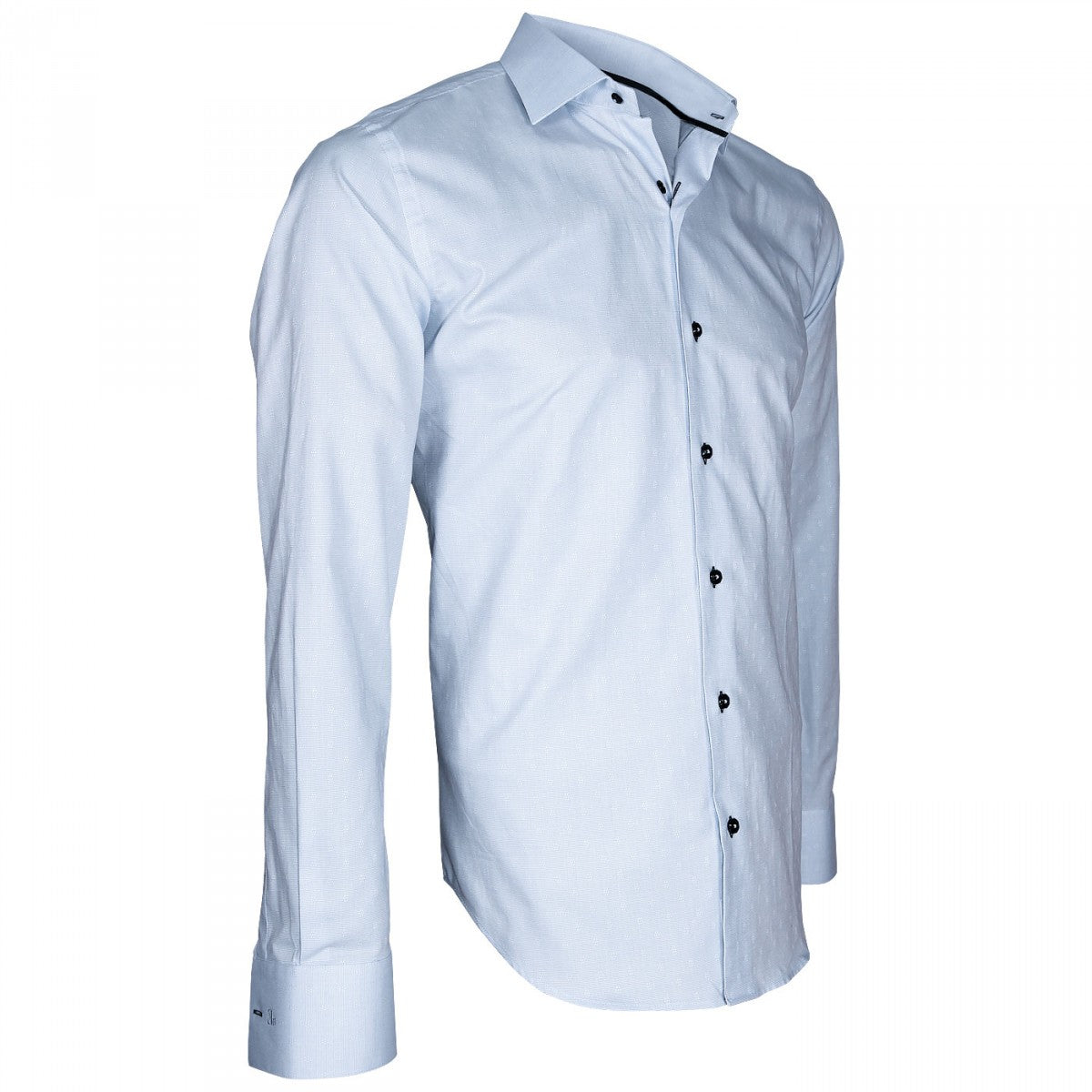 Chemise tissu armuréBIAGI Emporio balzani T1EB3 bleu clair