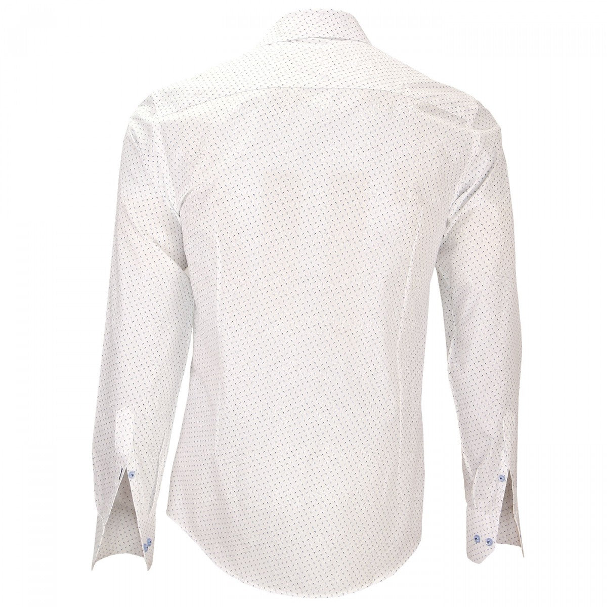 Chemise impriméeFIORI Emporio balzani P7EB1 blanc bleu ciel