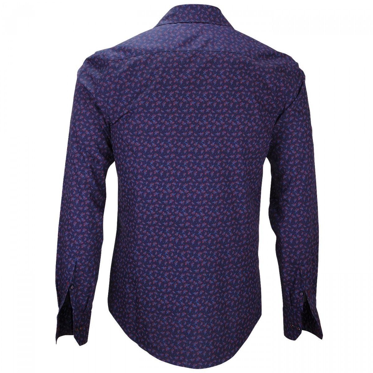 Chemise impriméeFIORI Emporio balzani P7EB2 bleu rouge