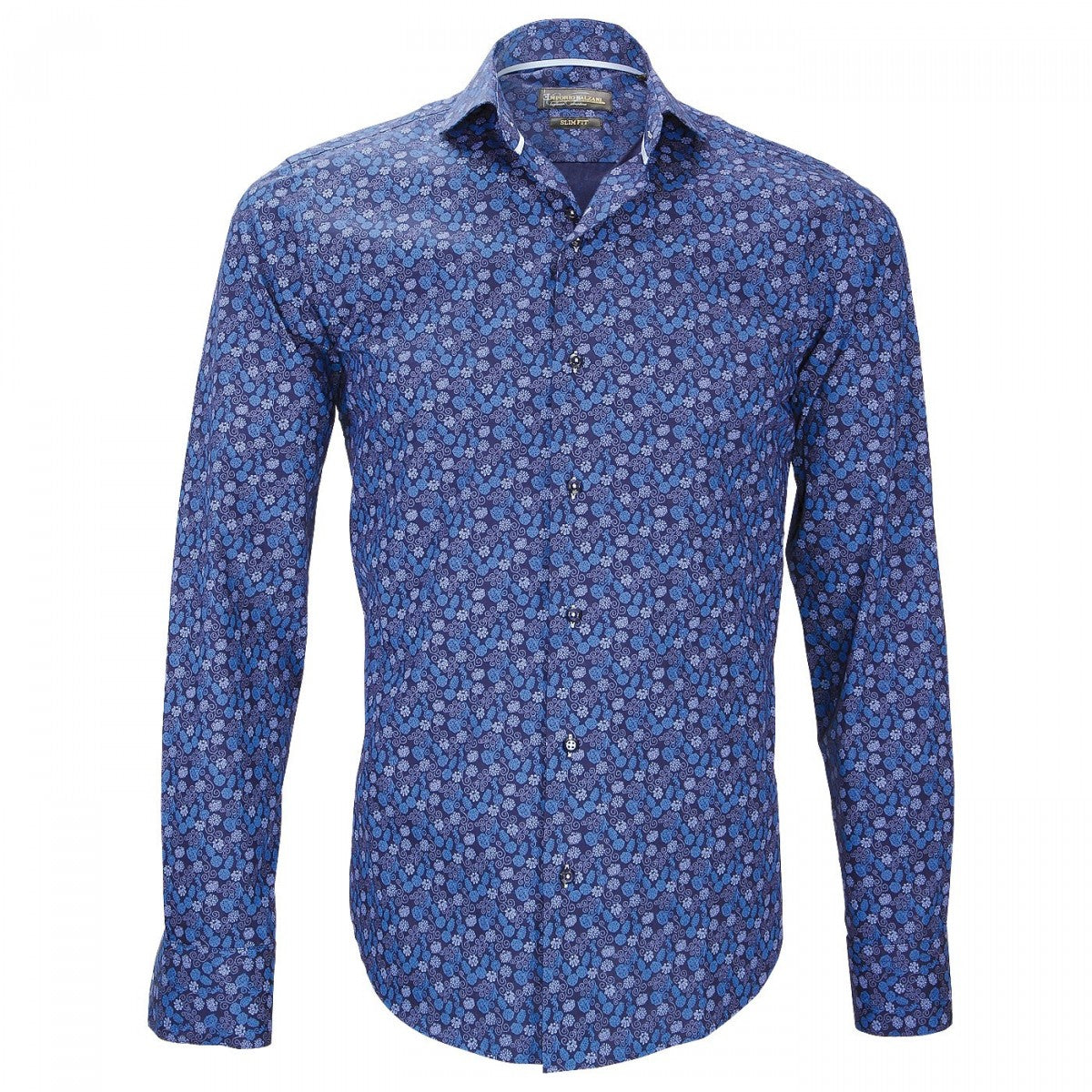 Chemise impriméeFIORI Emporio balzani P7EB4 bleu
