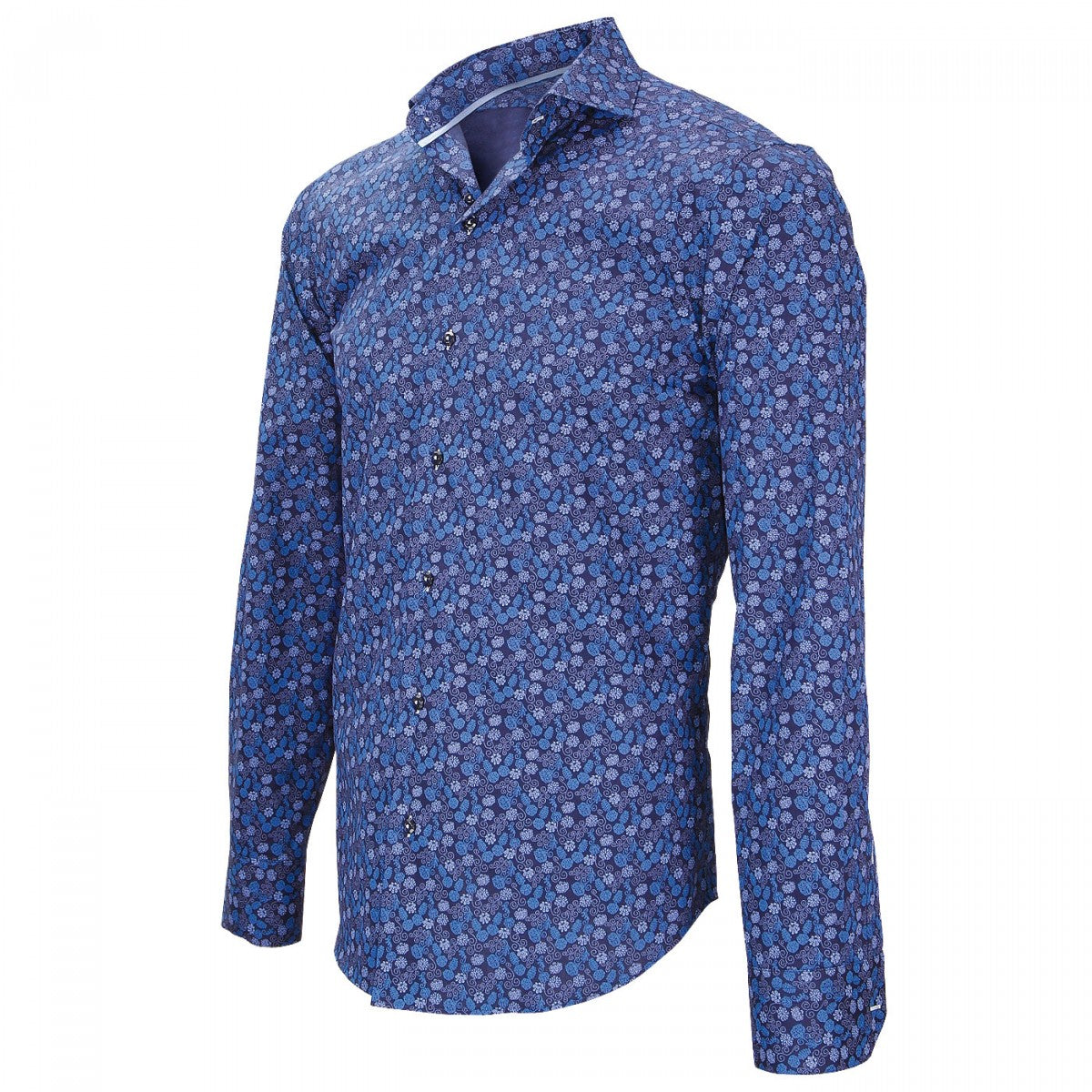 Chemise impriméeFIORI Emporio balzani P7EB4 bleu