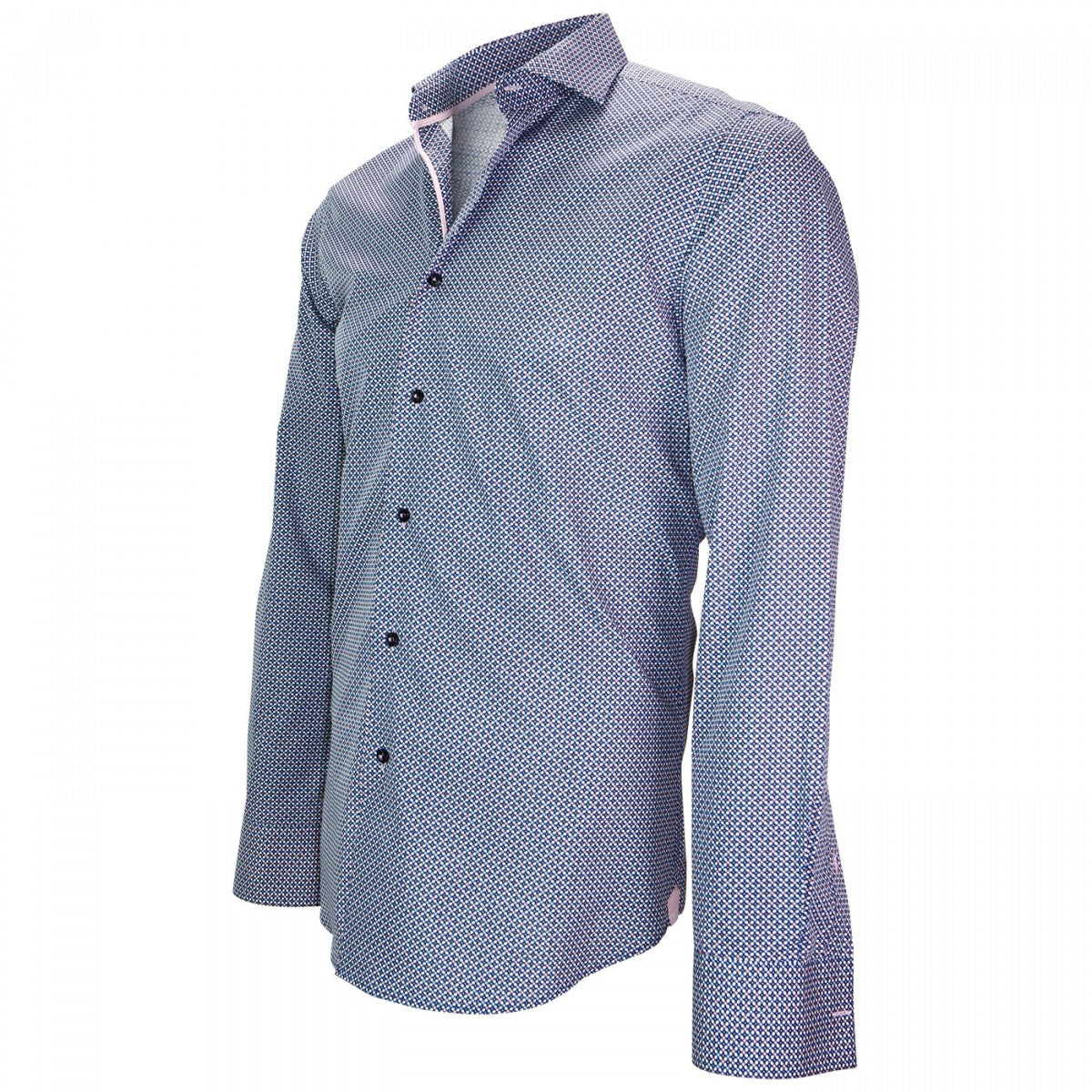 Chemise impriméeGLASGOW Andrew Mac Allister XP3AM3 bleu rose