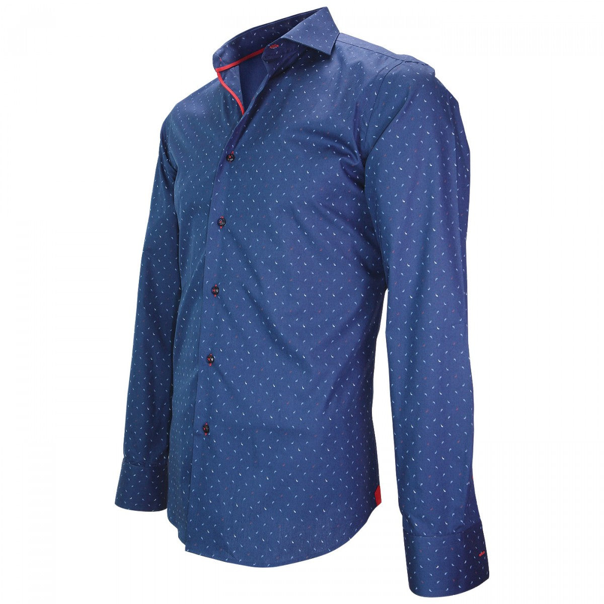 Chemise impriméeGLASGOW Andrew Mac Allister XP3AM6 bleu rouge