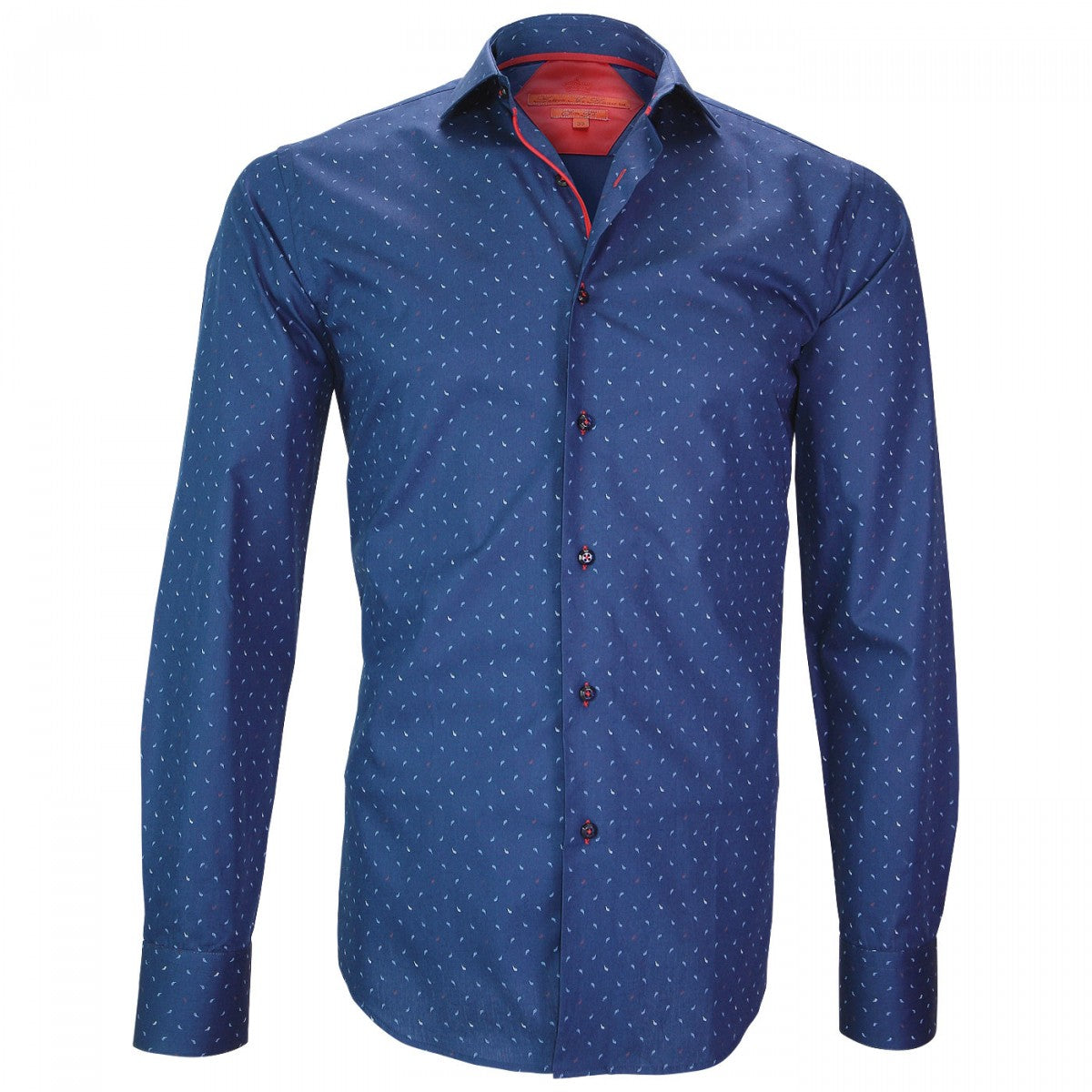 Chemise impriméeGLASGOW Andrew Mac Allister XP3AM6 bleu rouge