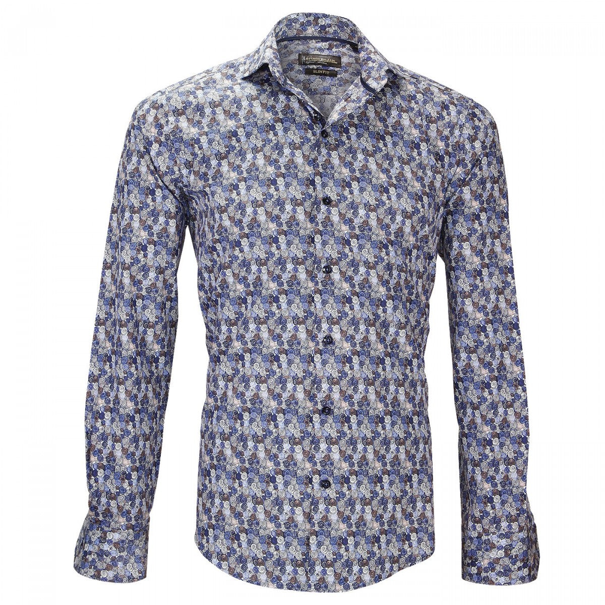 Chemise impriméeLECCE Emporio balzani P5EB3 bleu