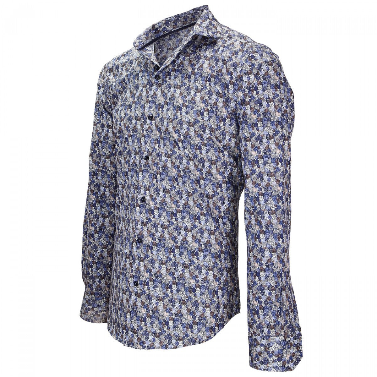 Chemise impriméeLECCE Emporio balzani P5EB3 bleu