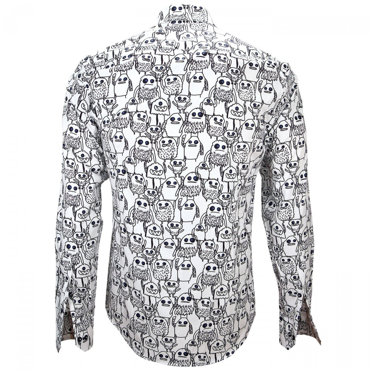 Chemise impriméeMONSTER Andrew Mac Allister ZB15AM2 blanc