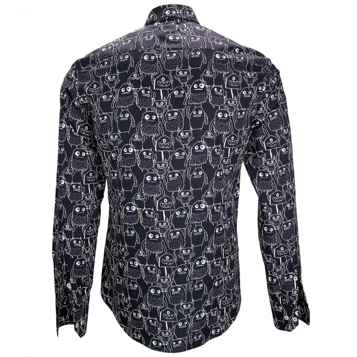 Chemise impriméeMONSTER Andrew Mac Allister ZB15AM1 bleu
