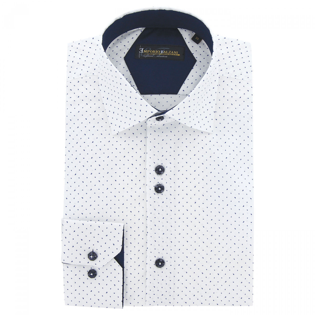 Chemise Emporio Balzani AD9EB2 blanc