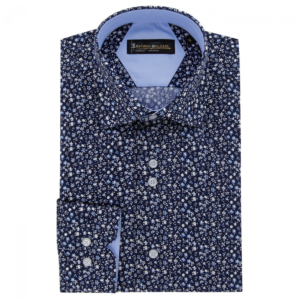 Chemise Emporio Balzani AD9EB1 bleu