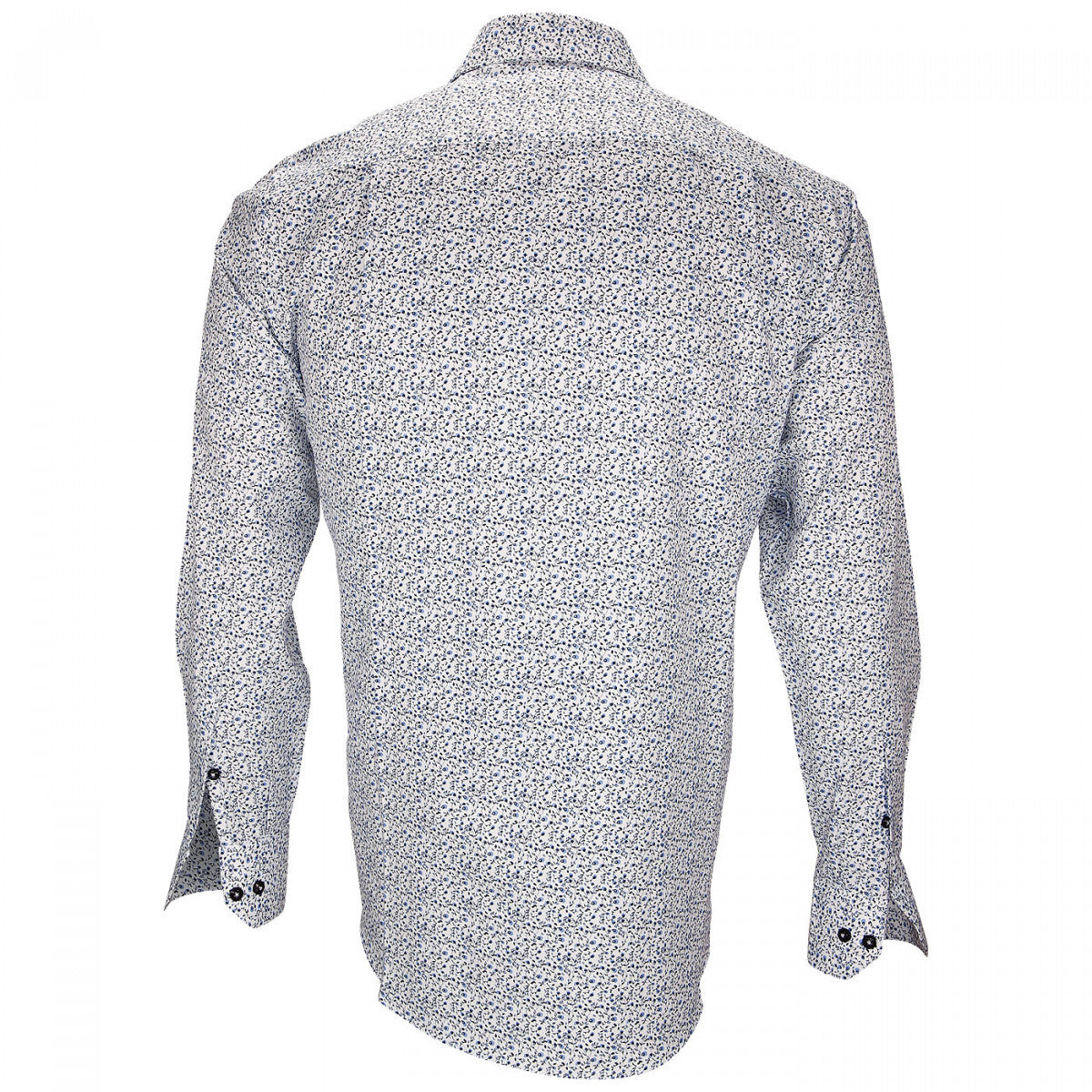 Chemise libertyGREENWICH Andrew Mac Allister FT13AM1 blanc bleu