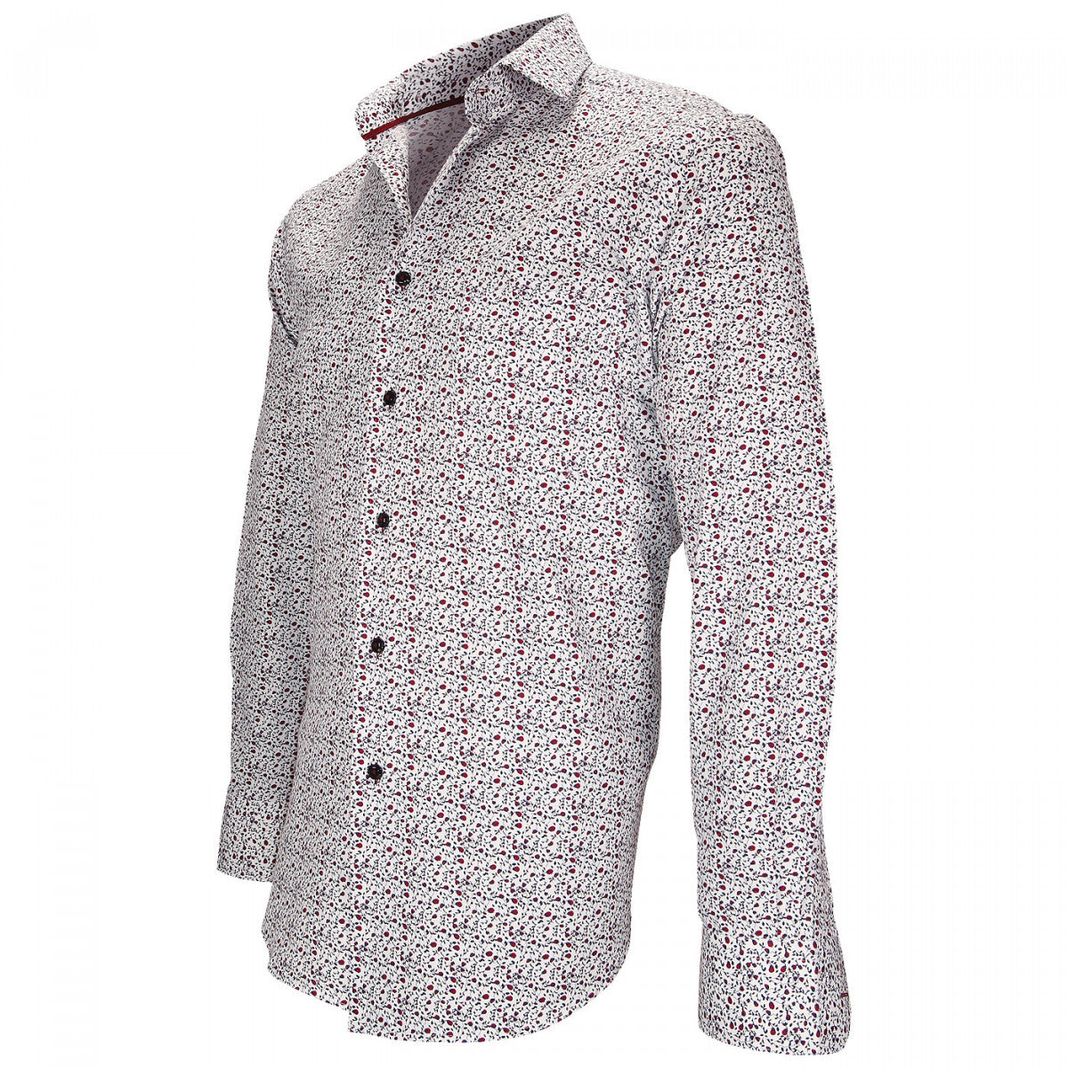 Chemise libertyGREENWICH Andrew Mac Allister FT13AM3 blanc rouge