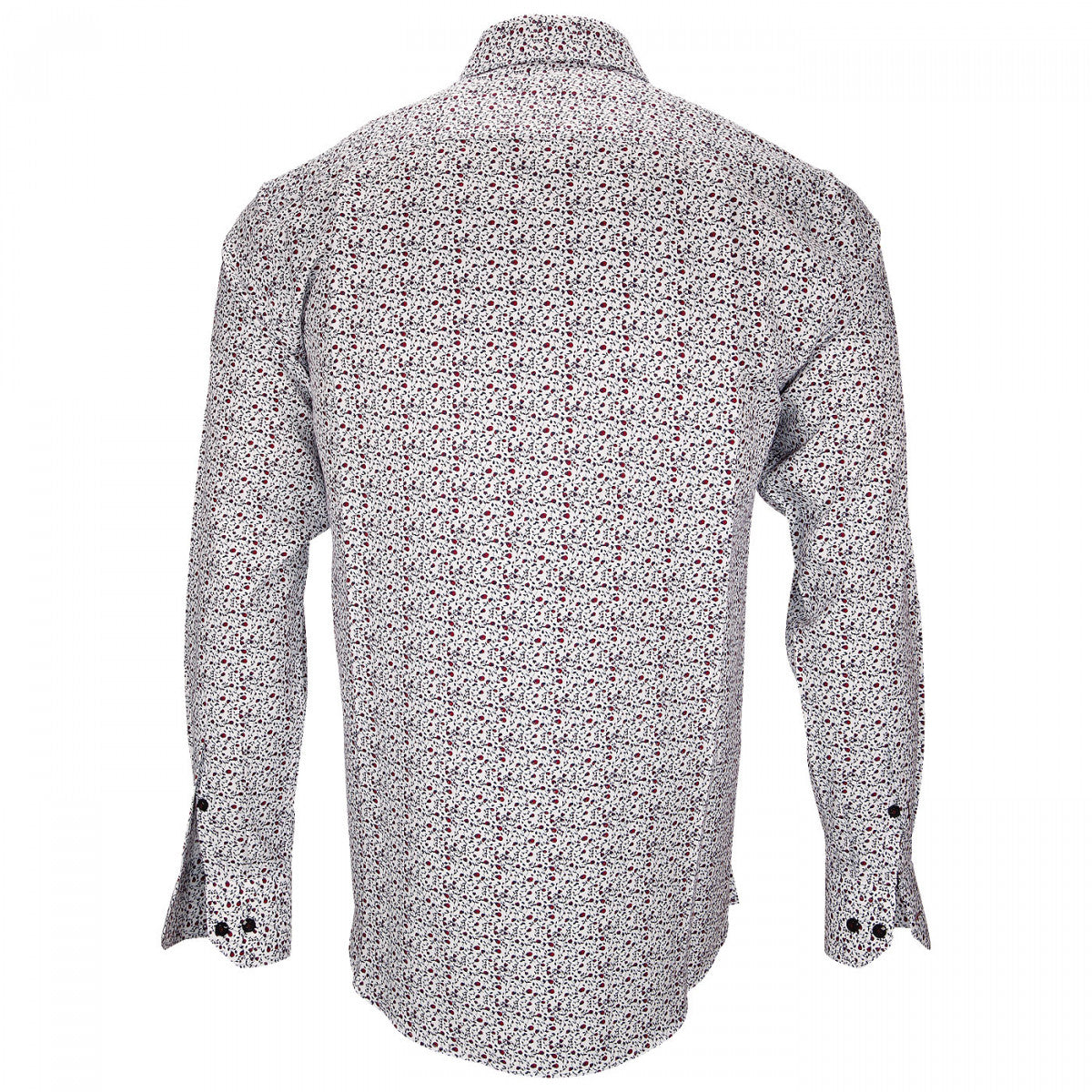 Chemise libertyGREENWICH Andrew Mac Allister FT13AM3 blanc rouge