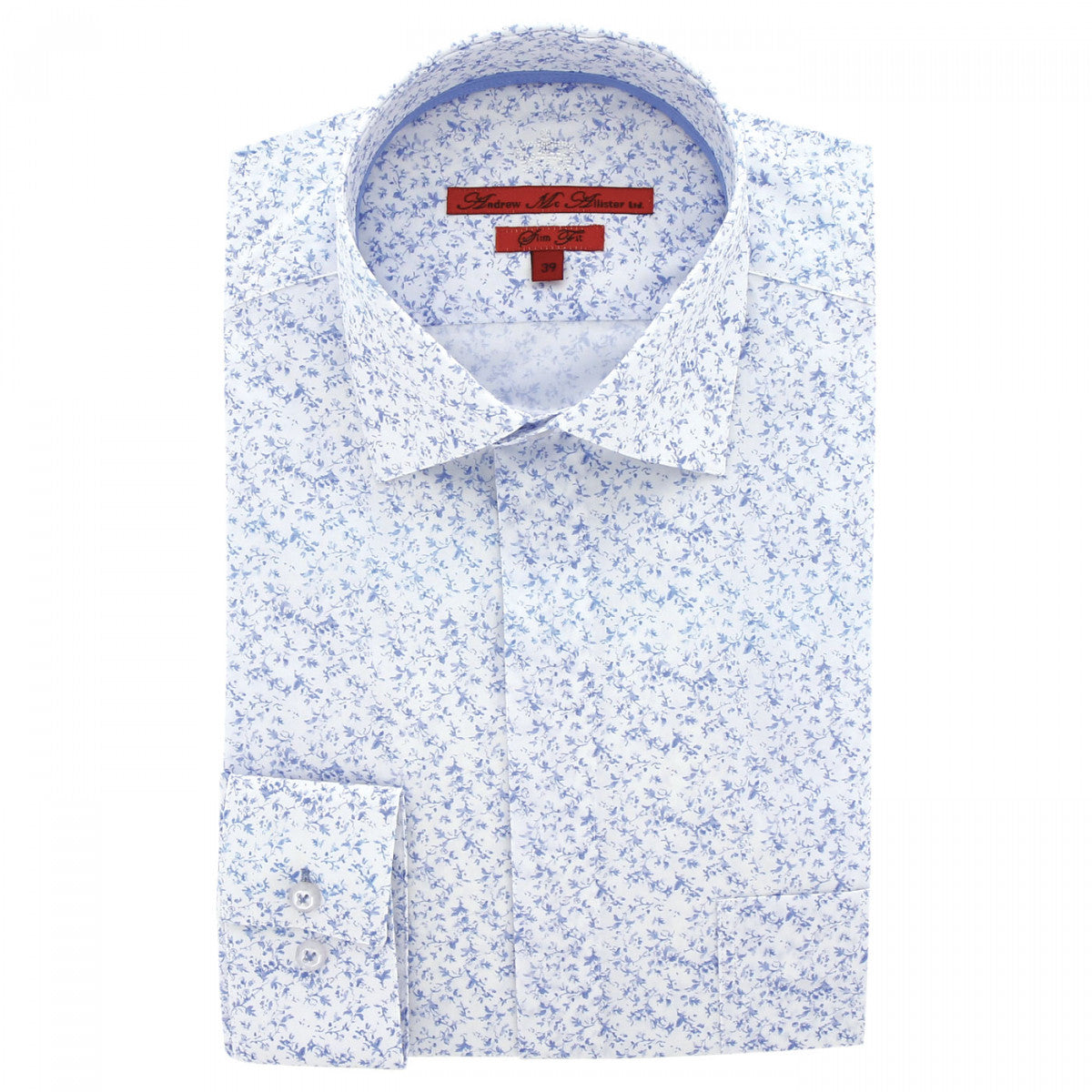 Chemise liberty dylan Andrew Mac Allister CA9AM1-1 blanc