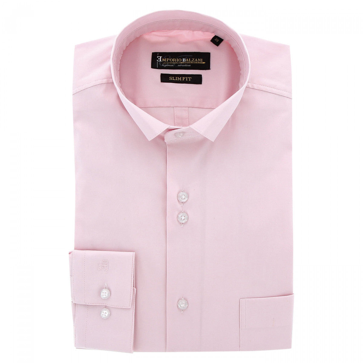 Chemise mode col cousu CA3EB3 rose