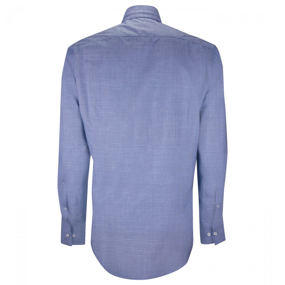 Chemise mode col cousu mao à motifs CA5EB5 bleu indigo