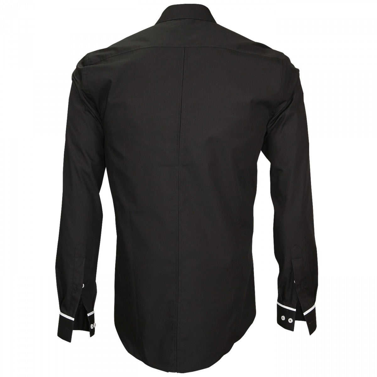 Chemise mode col italien PICCADILLY Andrew Mc Allister NP6AM2 noir