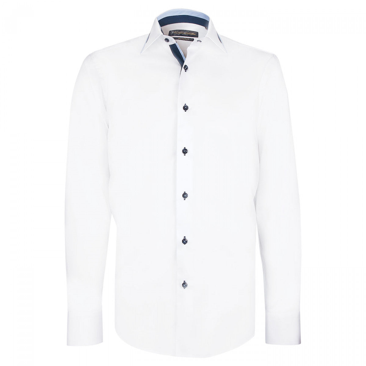 Chemise Emporio Balzani AD5EB2 blanc bleu