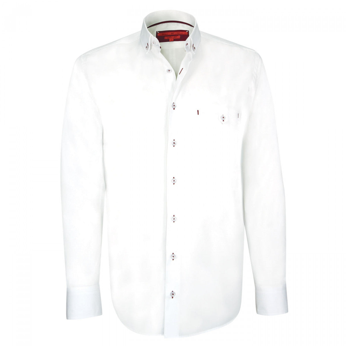 Chemise modeETHAN Andrew Mac Allister YP1AM2 blanc rouge