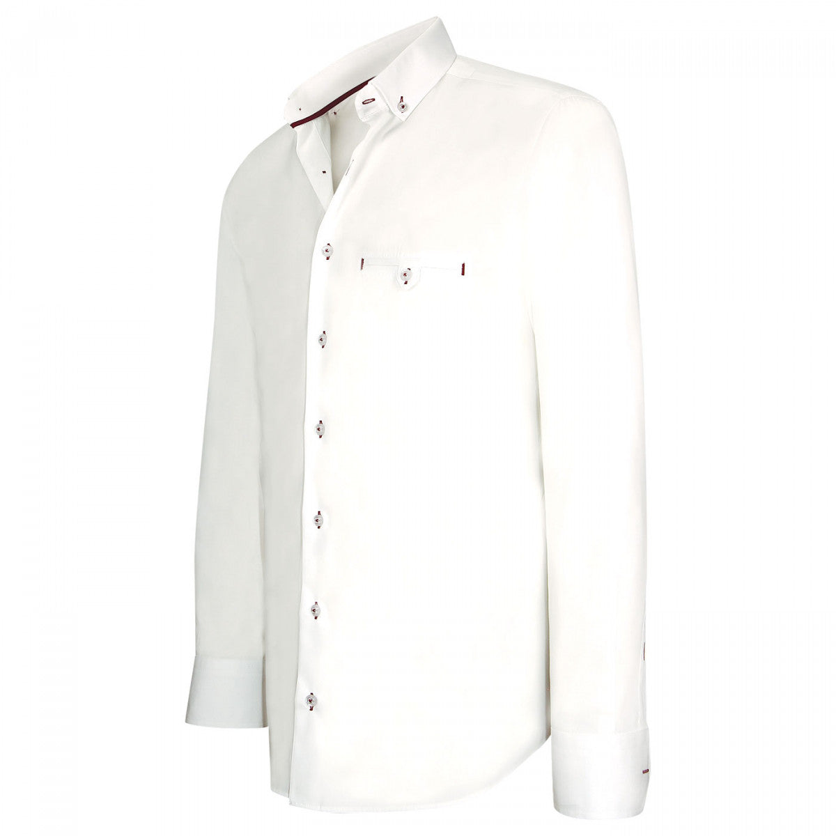 Chemise modeETHAN Andrew Mac Allister YP1AM2 blanc rouge
