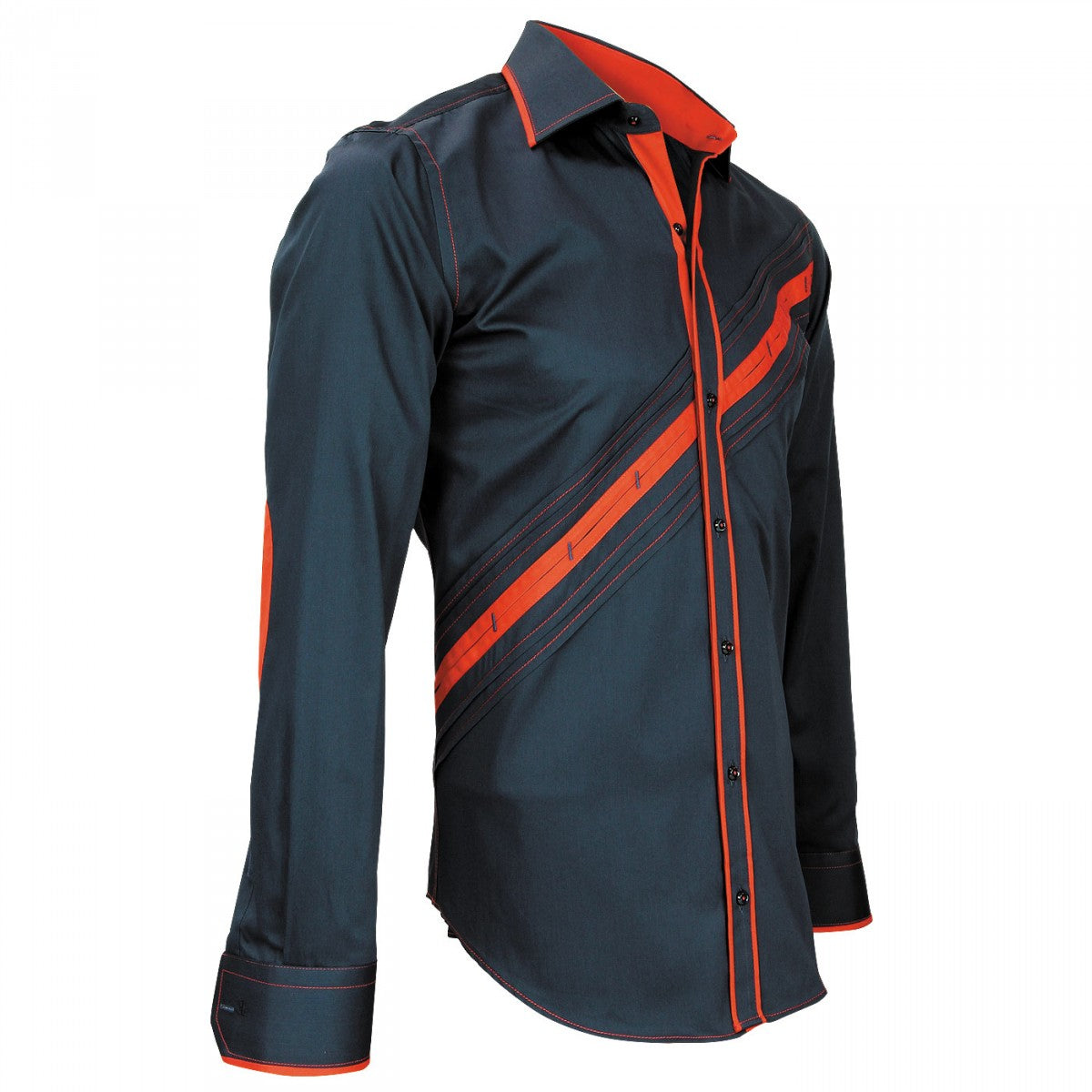 Chemise fashion LAZZIO Emporio balzani Q19EB4 bleu