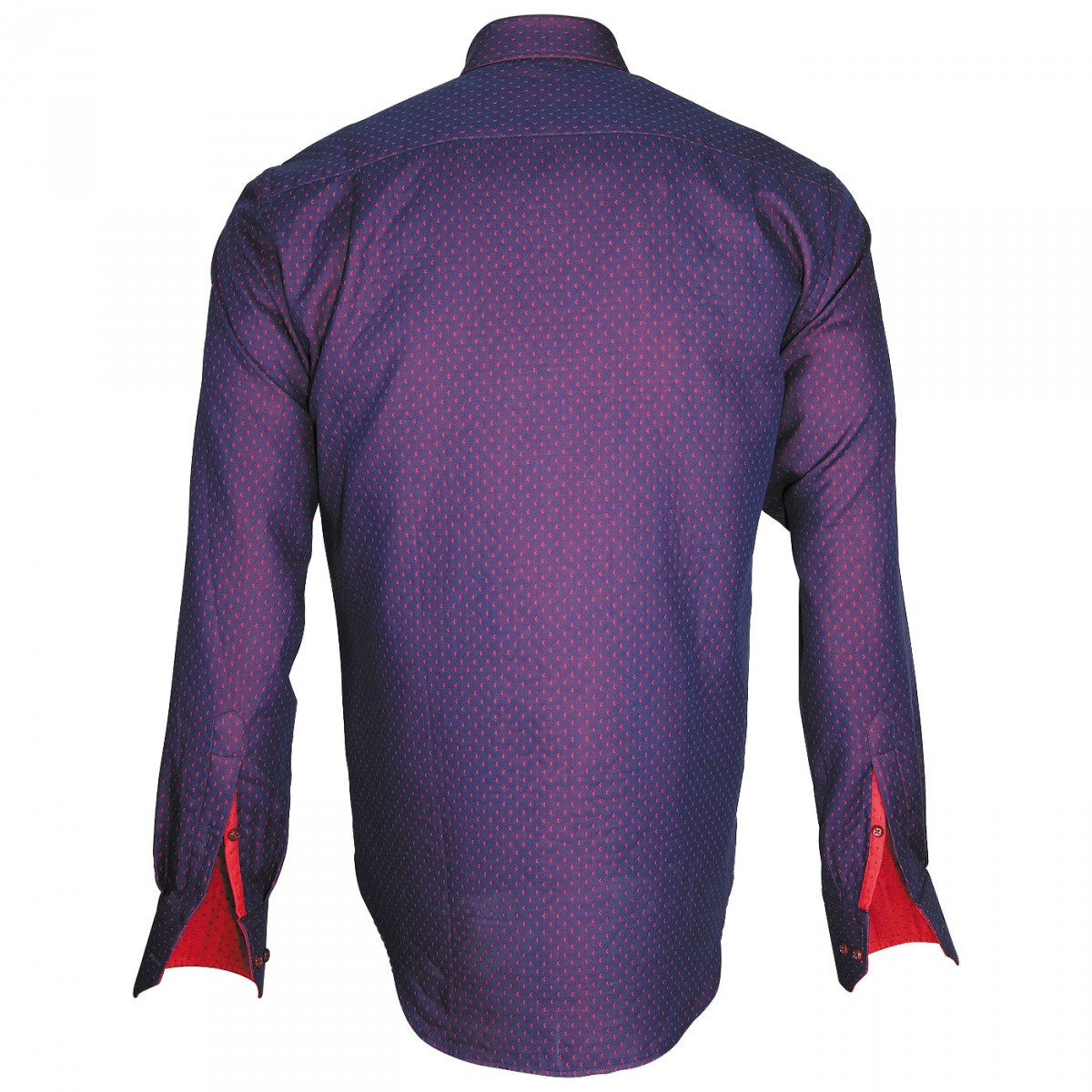 Chemise modeTASCA NEW Emporio balzani T8EB3 bleu rouge