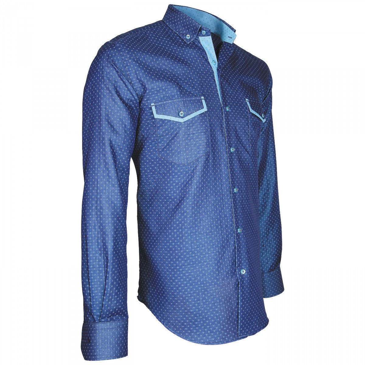 Chemise modeTASCA NEW Emporio balzani T8EB1 bleu