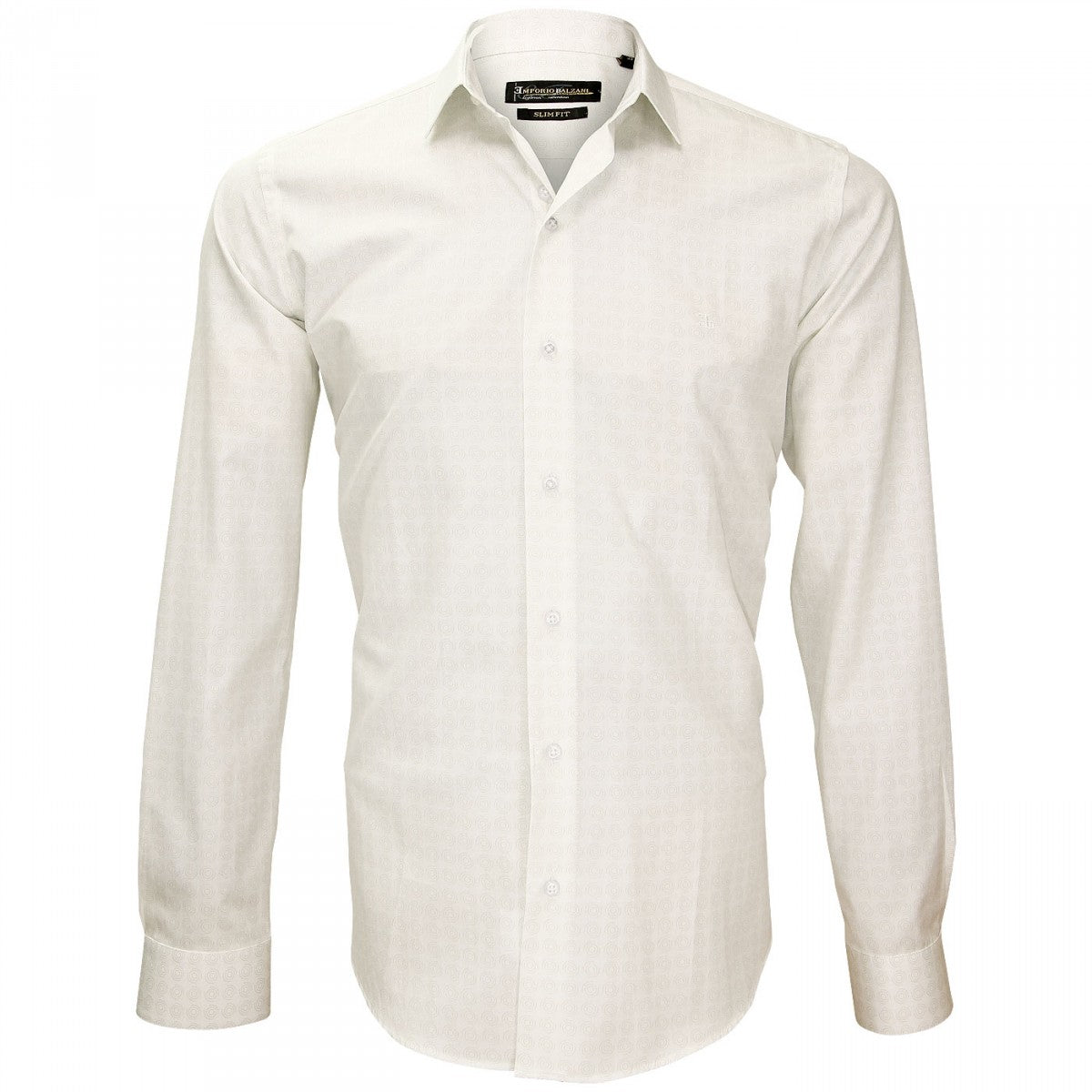 Chemise popeline armurée beige