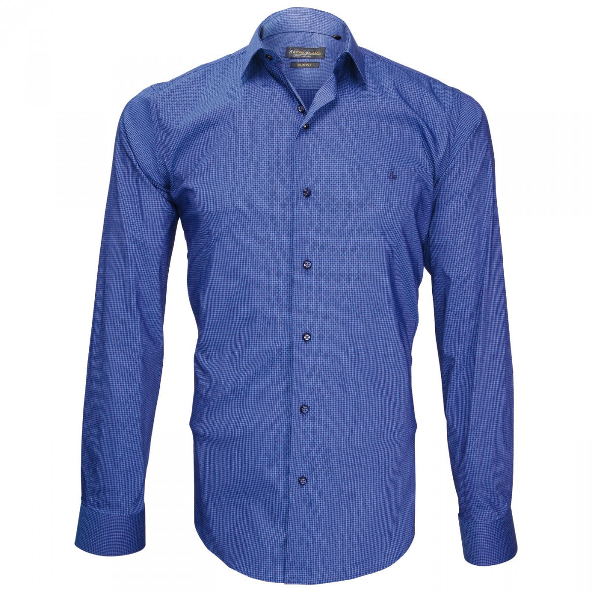 Chemise en popelineTIBERIO Emporio balzani J4EB14 bleu bleu