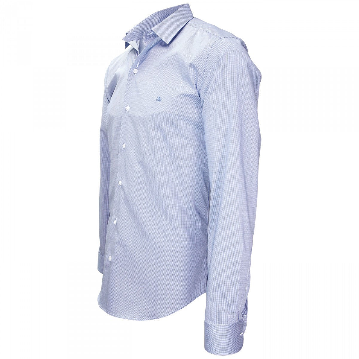Chemise tissu armuréeTIBERIO Emporio balzani J4EB13 bleu clair
