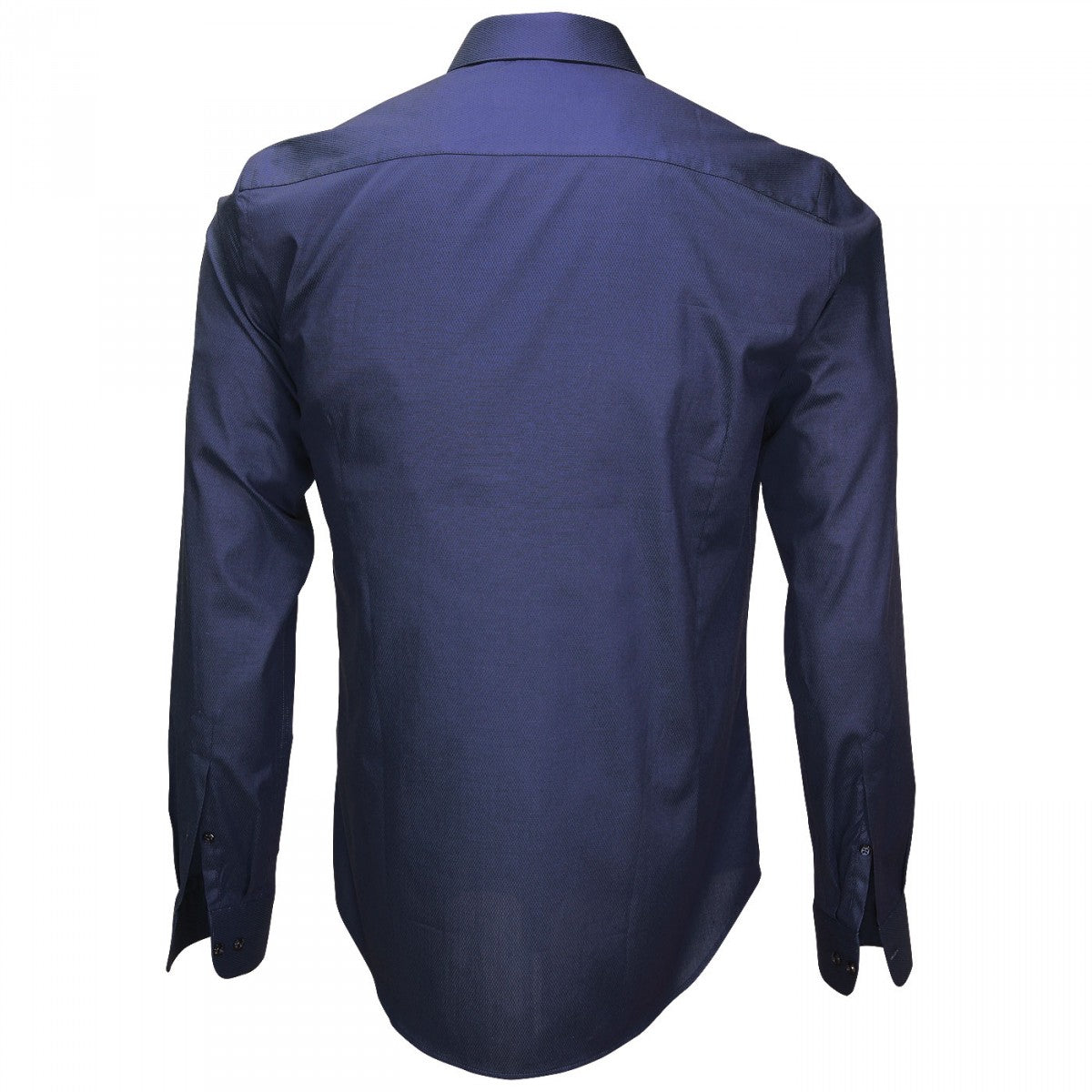 Chemise popeline armuréeTIBERIO Emporio balzani J4EB5 bleu fonce