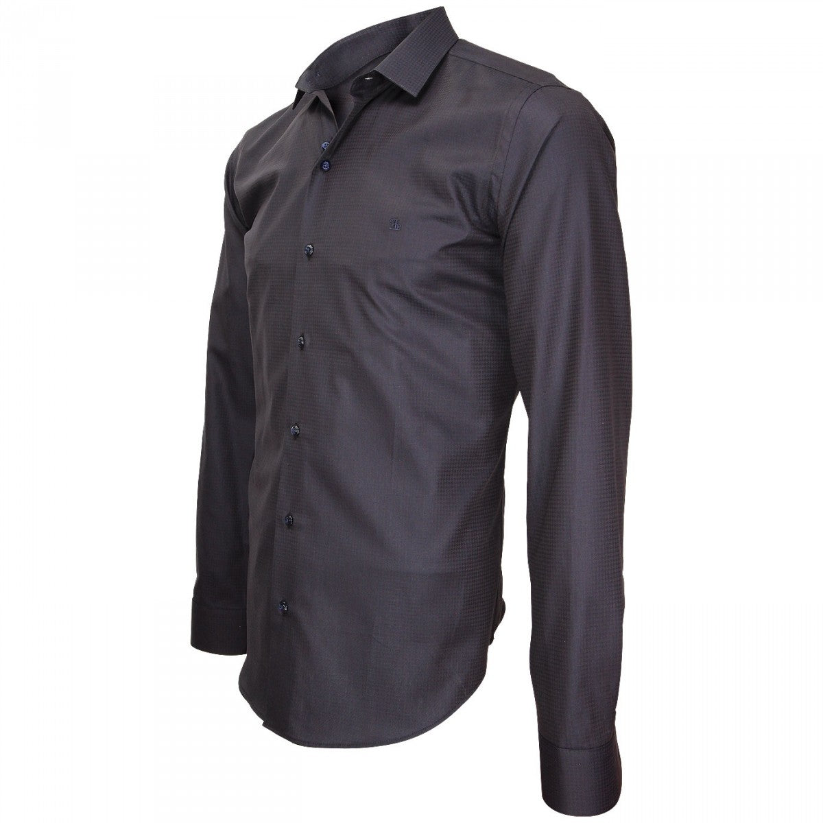 Chemise popeline armuréeTIBERIO Emporio balzani J4EB12 bleu nuit