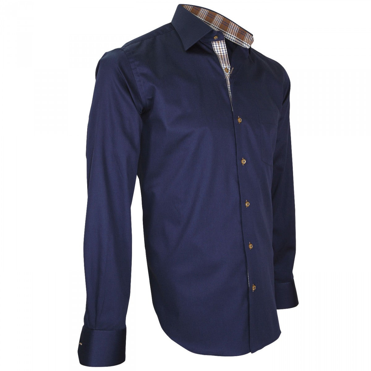 Chemise fashion tino Emporio balzani Q1EB12 bleu
