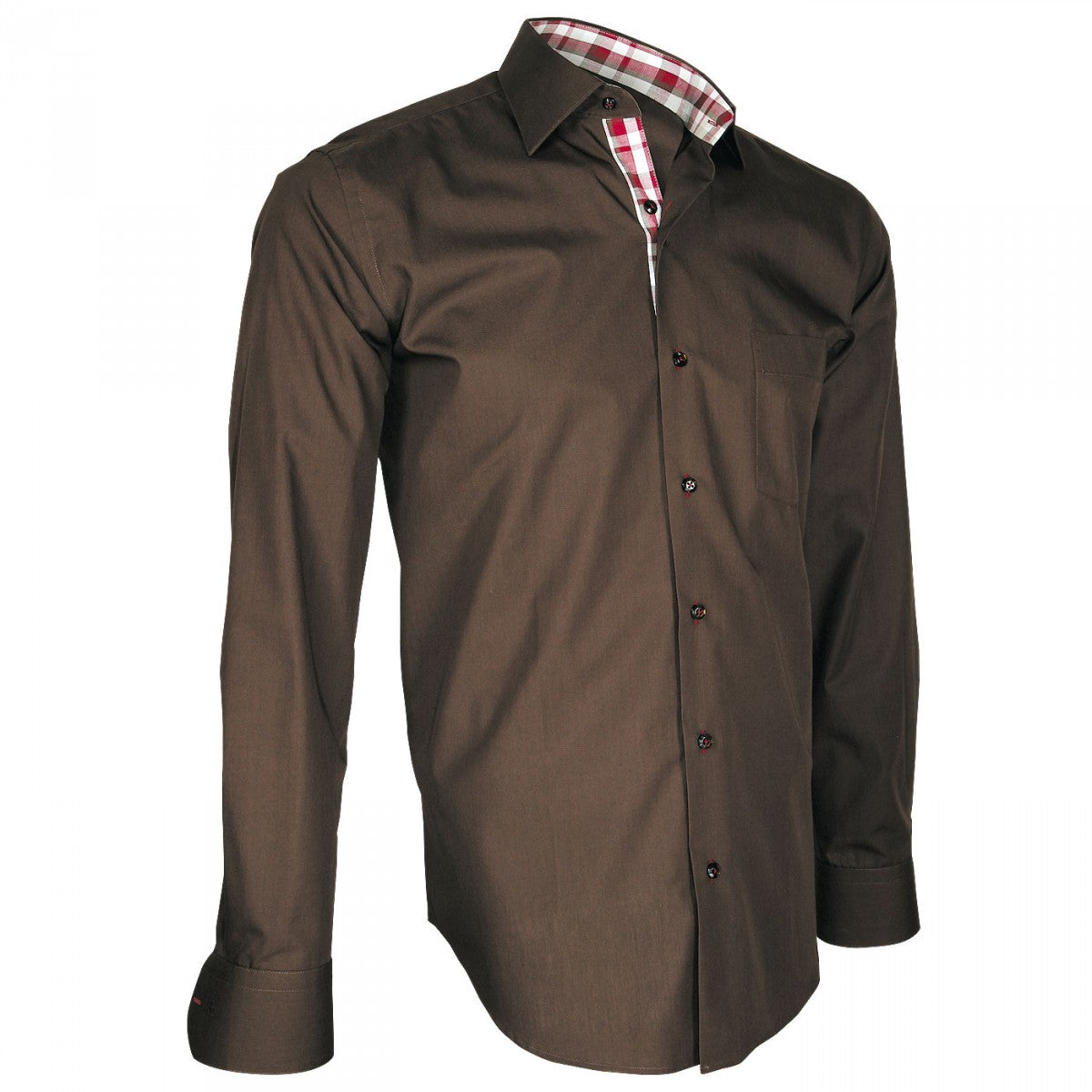 Chemise mode TINO Emporio balzani Q1EB17 marron
