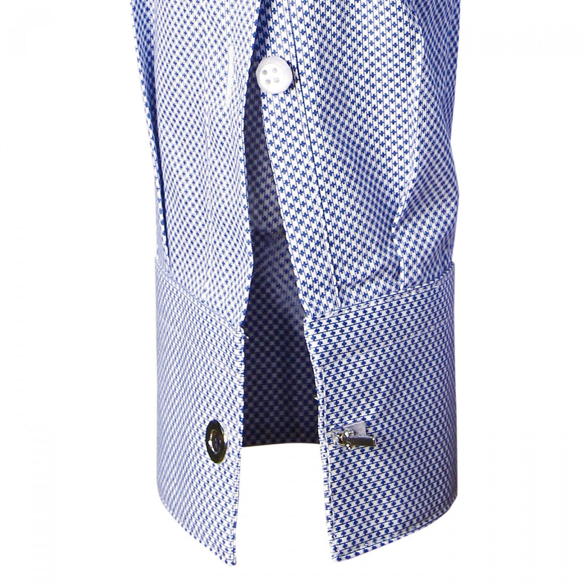 Chemise ImpriméeNEW WAVE Andrew Mac Allister L1AM2 bleu clair