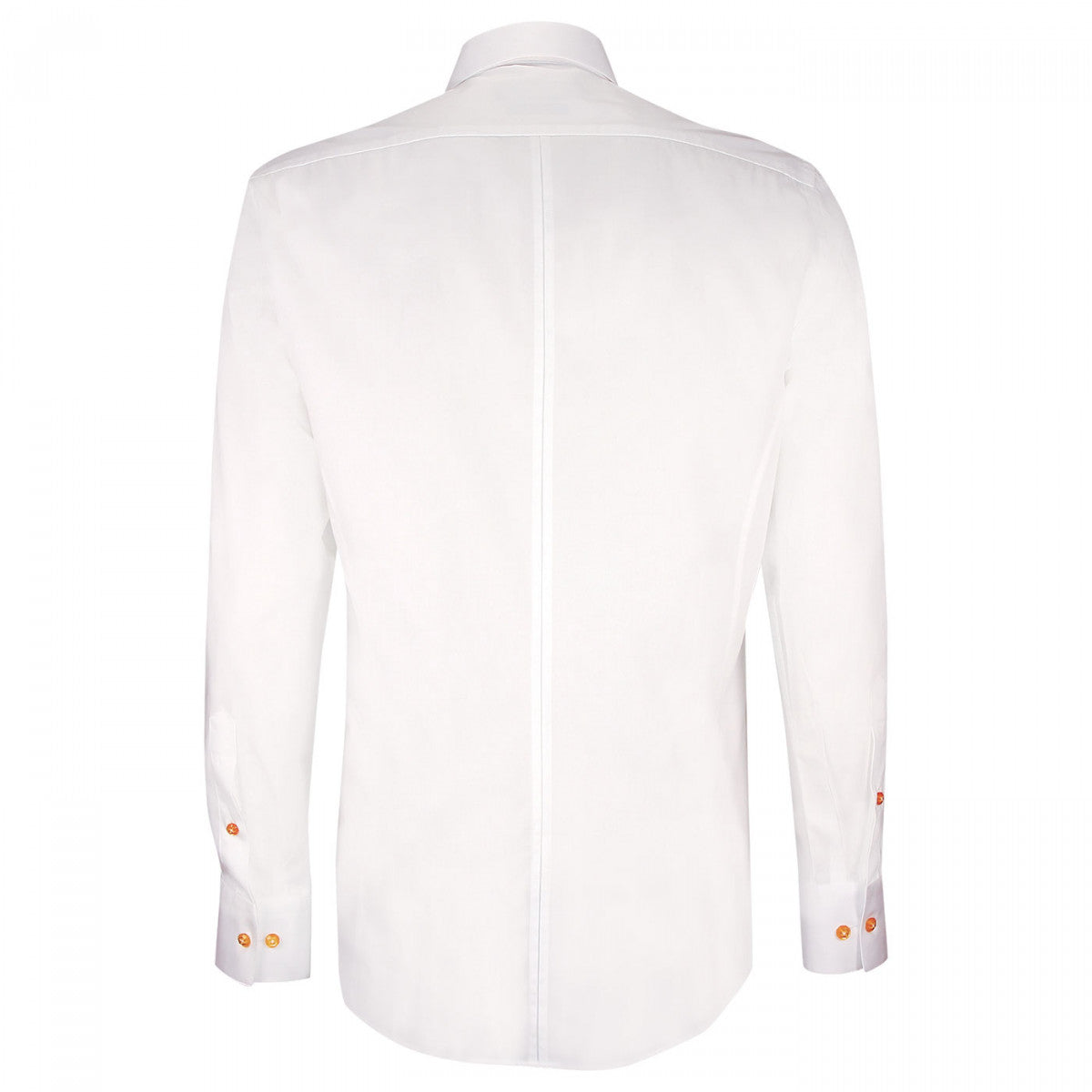 Chemise mode cintrée haut de gamme CA6EB2 blanc orange