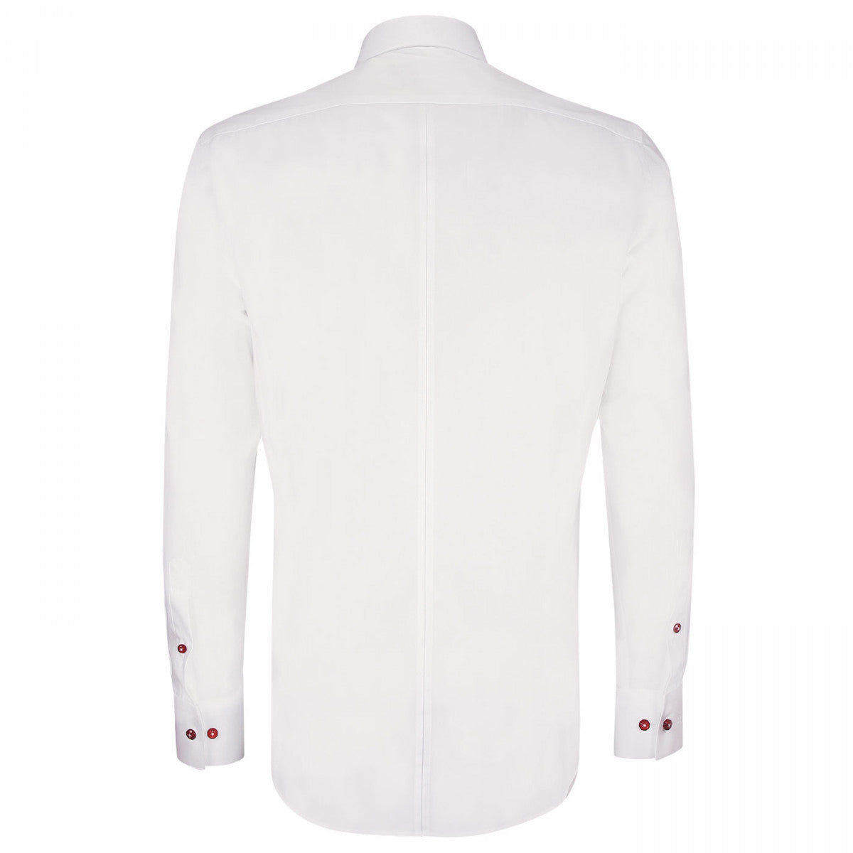 Chemise mode cintrée haut de gamme CA6EB1 blanc rouge