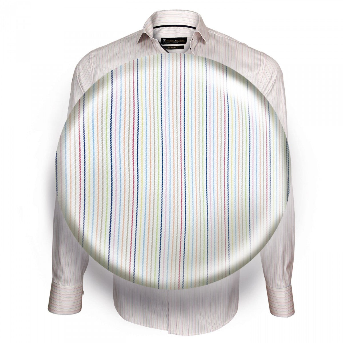 Chemise multicolore SETTIMO II Emporio balzani E5EB1 rose