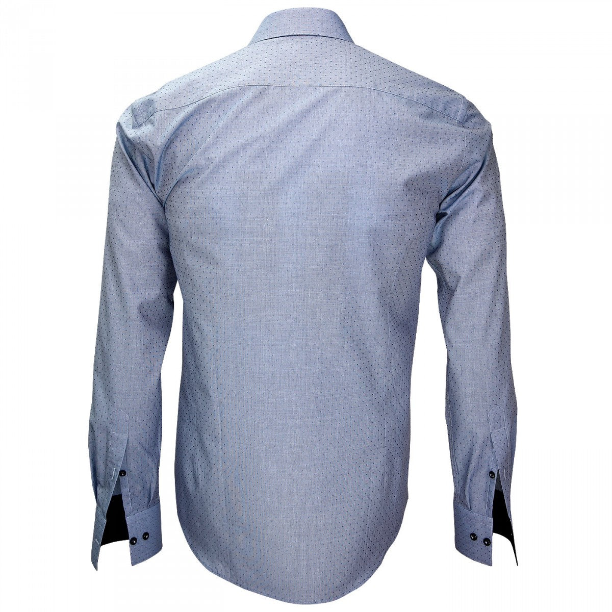 Chemise fil à filCINECITTA Emporio balzani J3EB8 bleu indigo