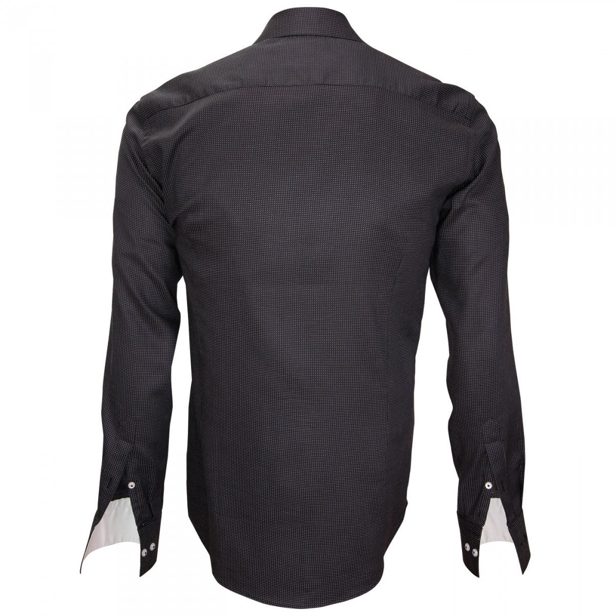 Chemise popeline armurée noir