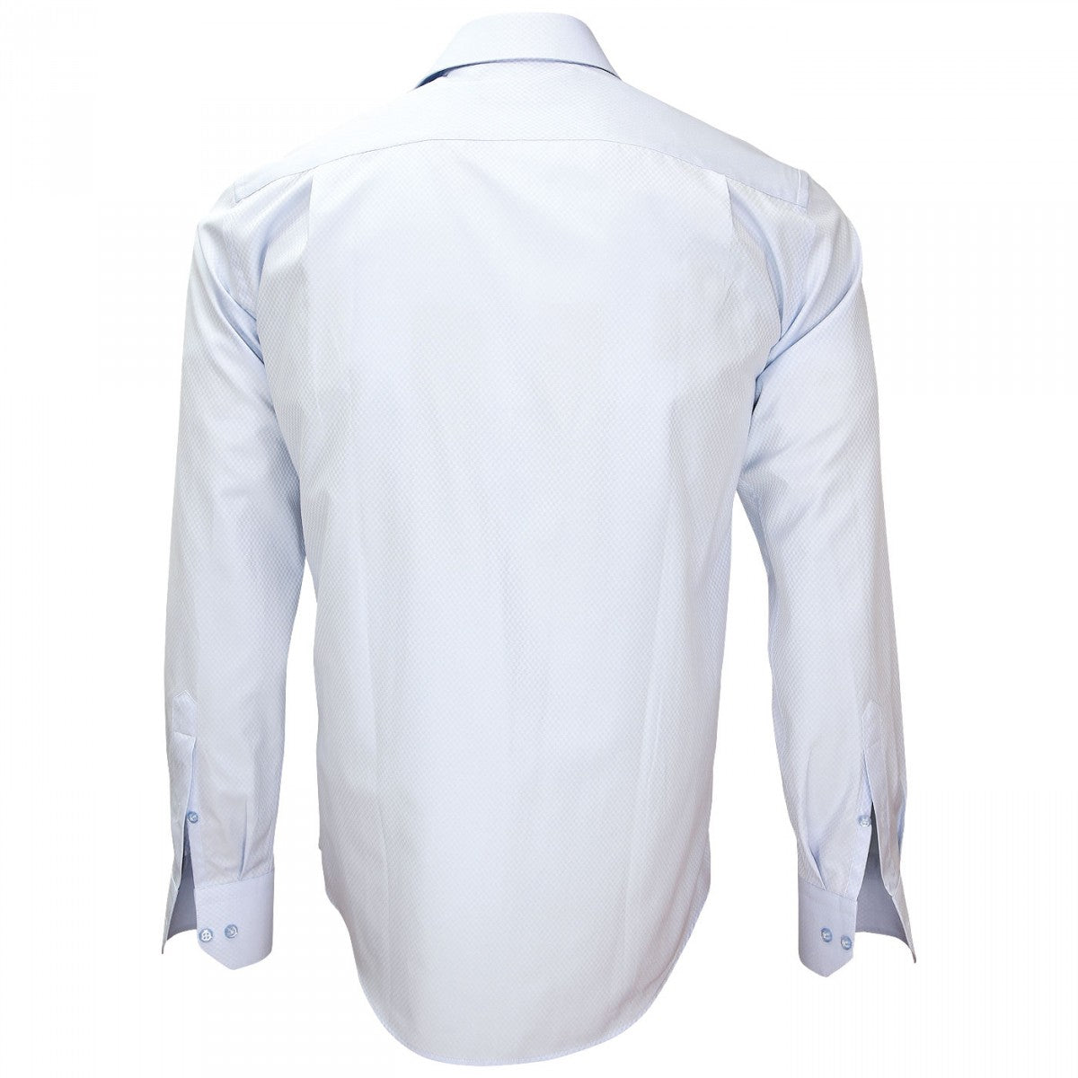 Chemise popeline armurée bleu