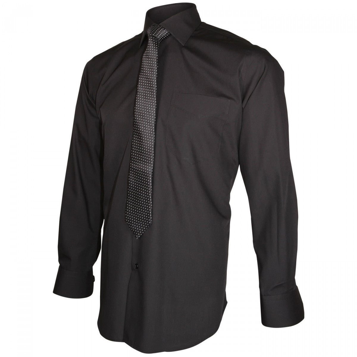 Chemise Prémium BASIC-BUSINESS Emporio balzani PERMA-EB72 noir