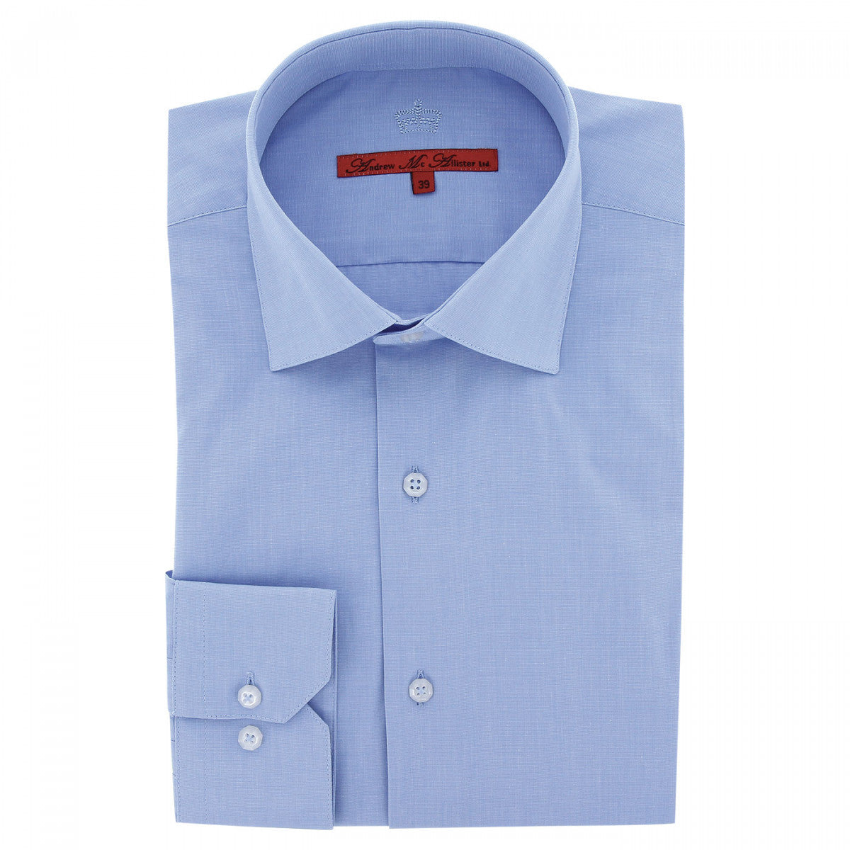 Chemise coupe droite premium WORKIN-AA12AM4 bleu