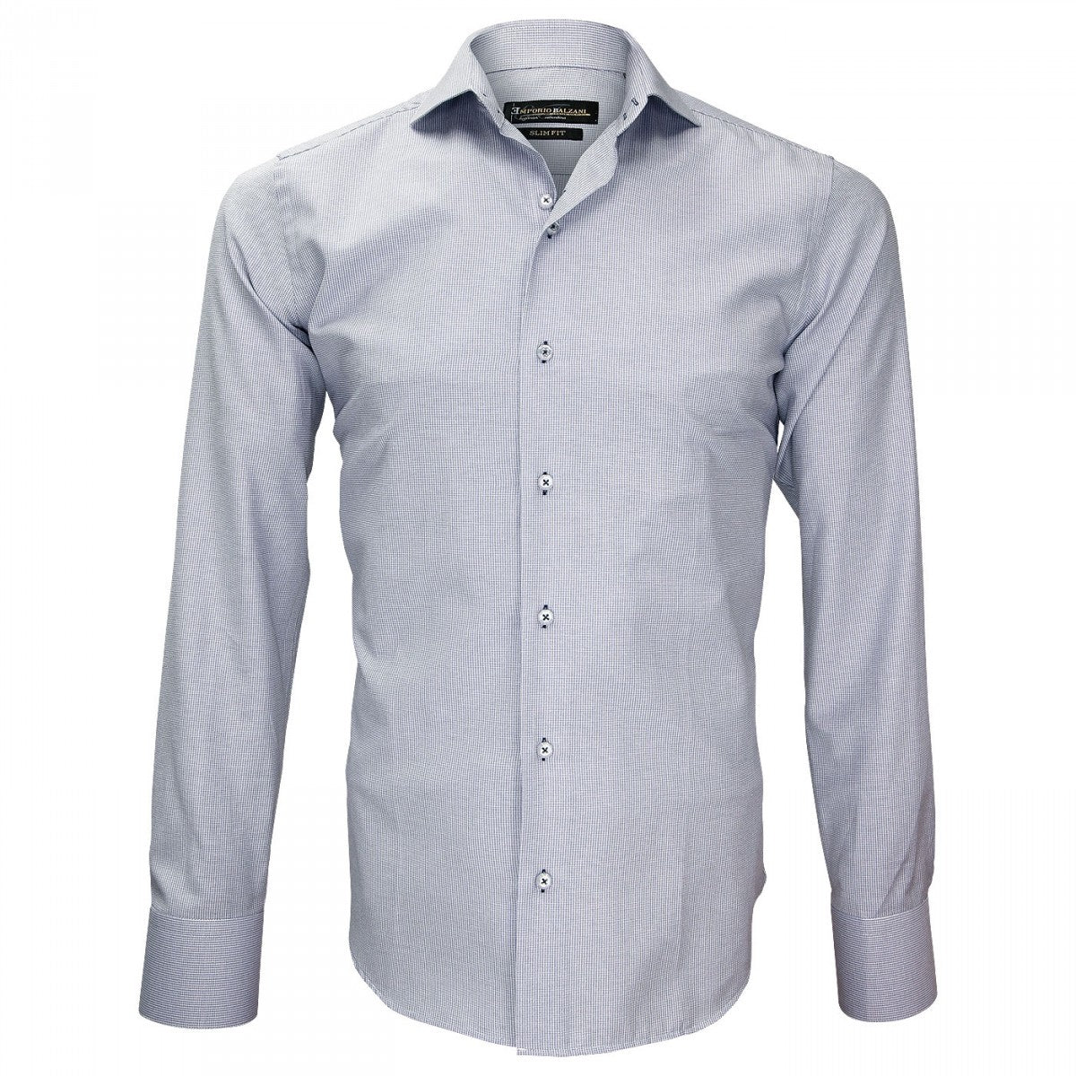 Chemise repassage facileTIBURTINI Emporio balzani J8EB5 bleu clair