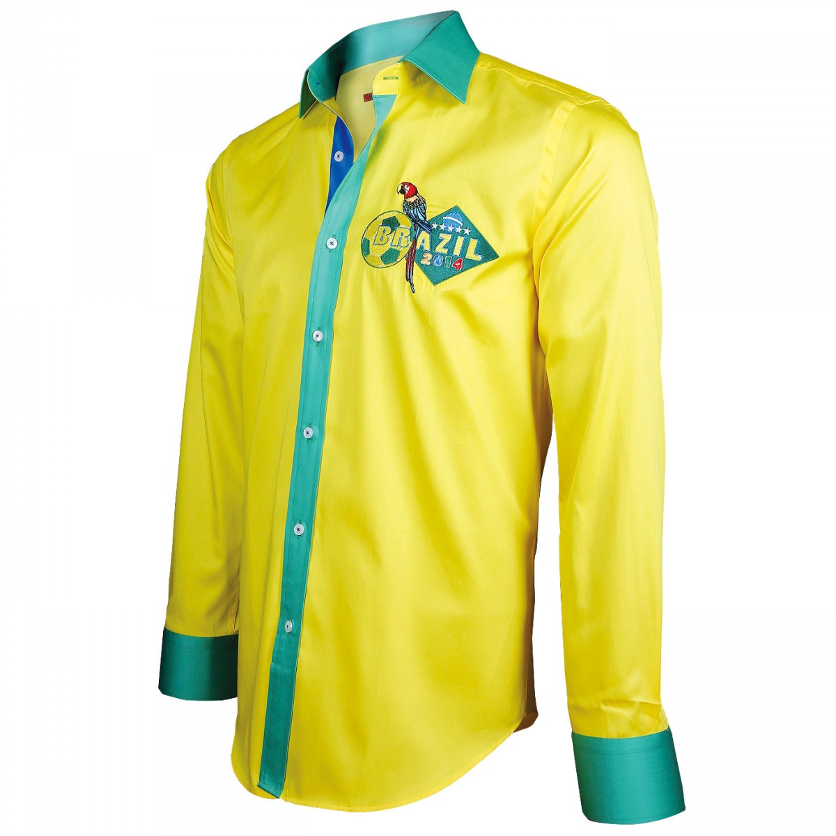 Chemise série Limitée BRAZIL Andrew Mc Allister Y1AM1 jaune