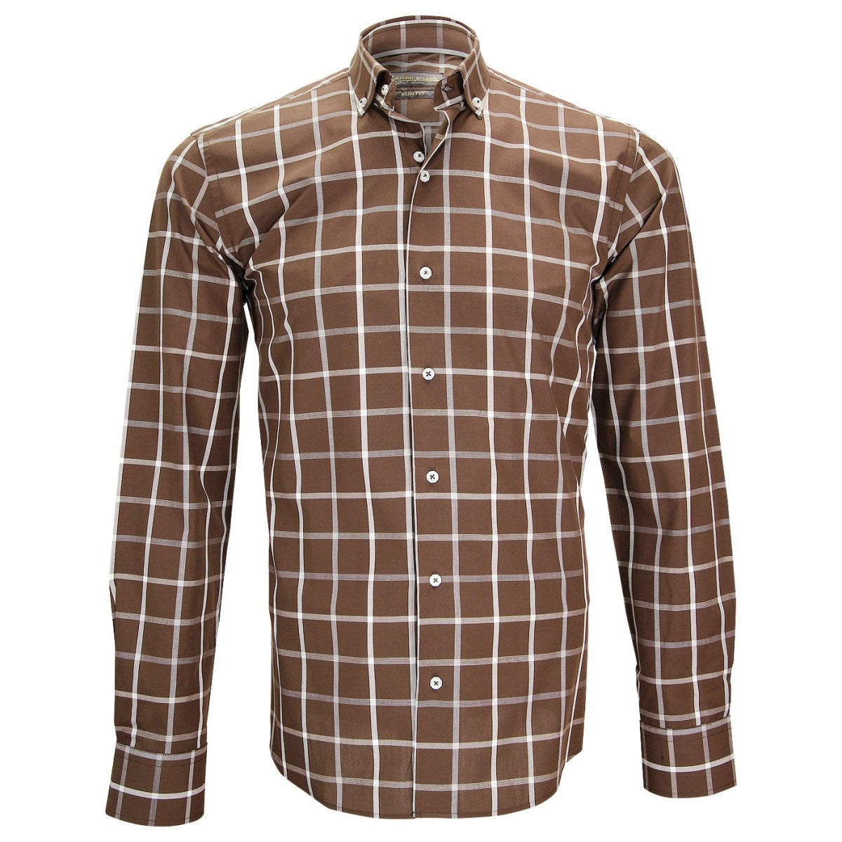Chemise sportMATTONELLA Emporio balzani ZB4EB2 marron