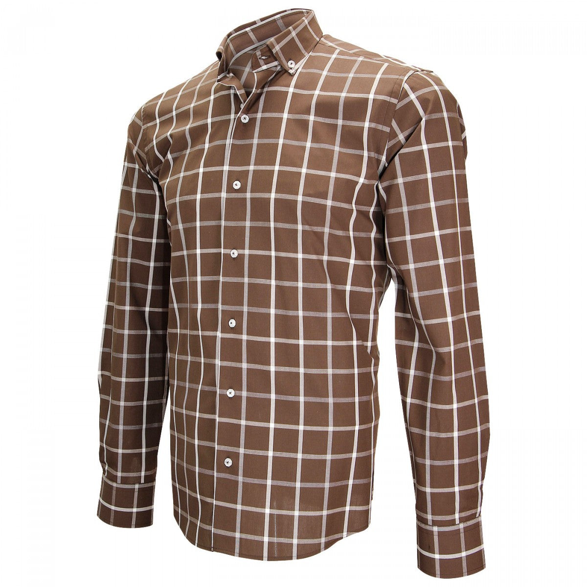 Chemise sportMATTONELLA Emporio balzani ZB4EB2 marron
