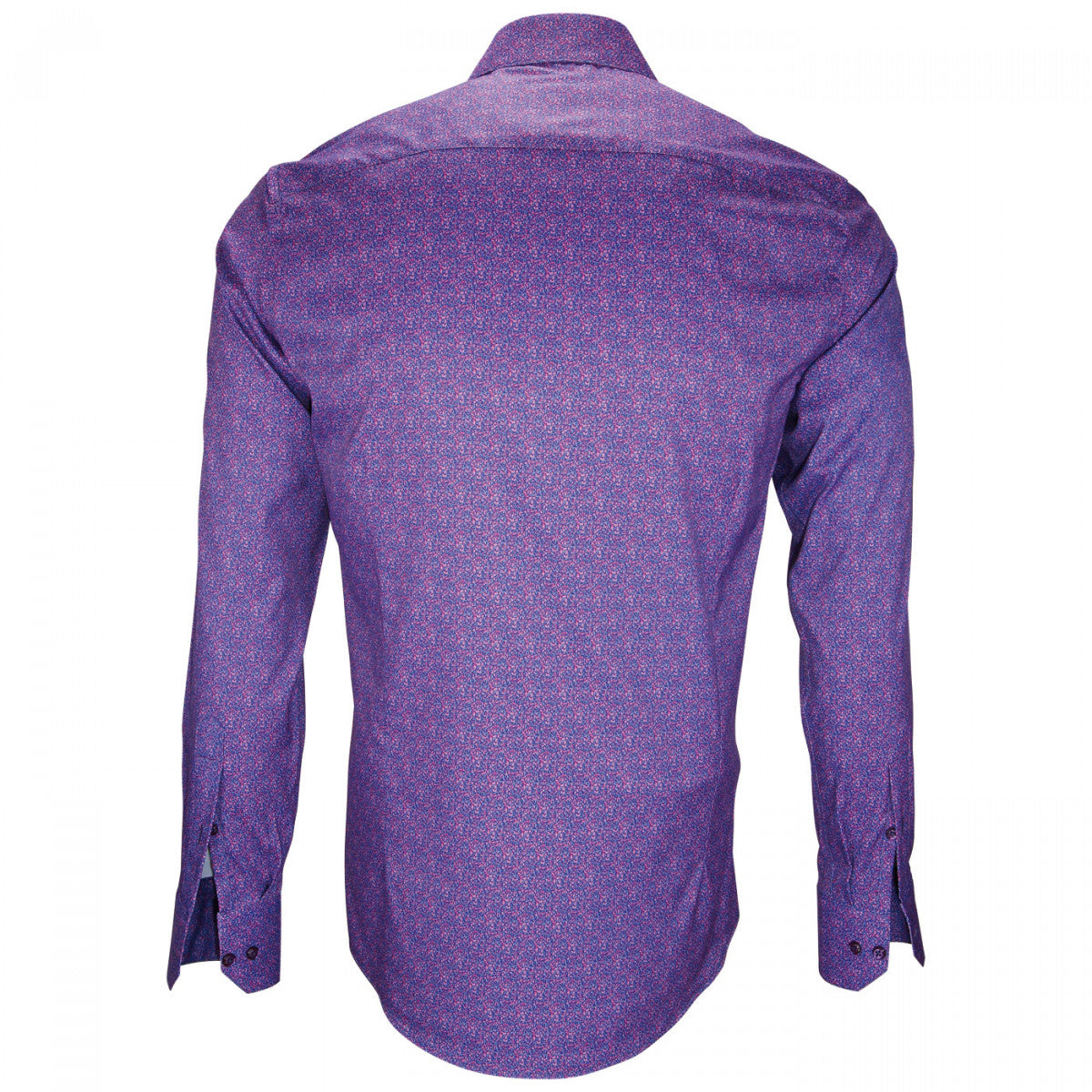 Chemise StretchBENEDETTO Emporio balzani FT11EB4 violet bleu