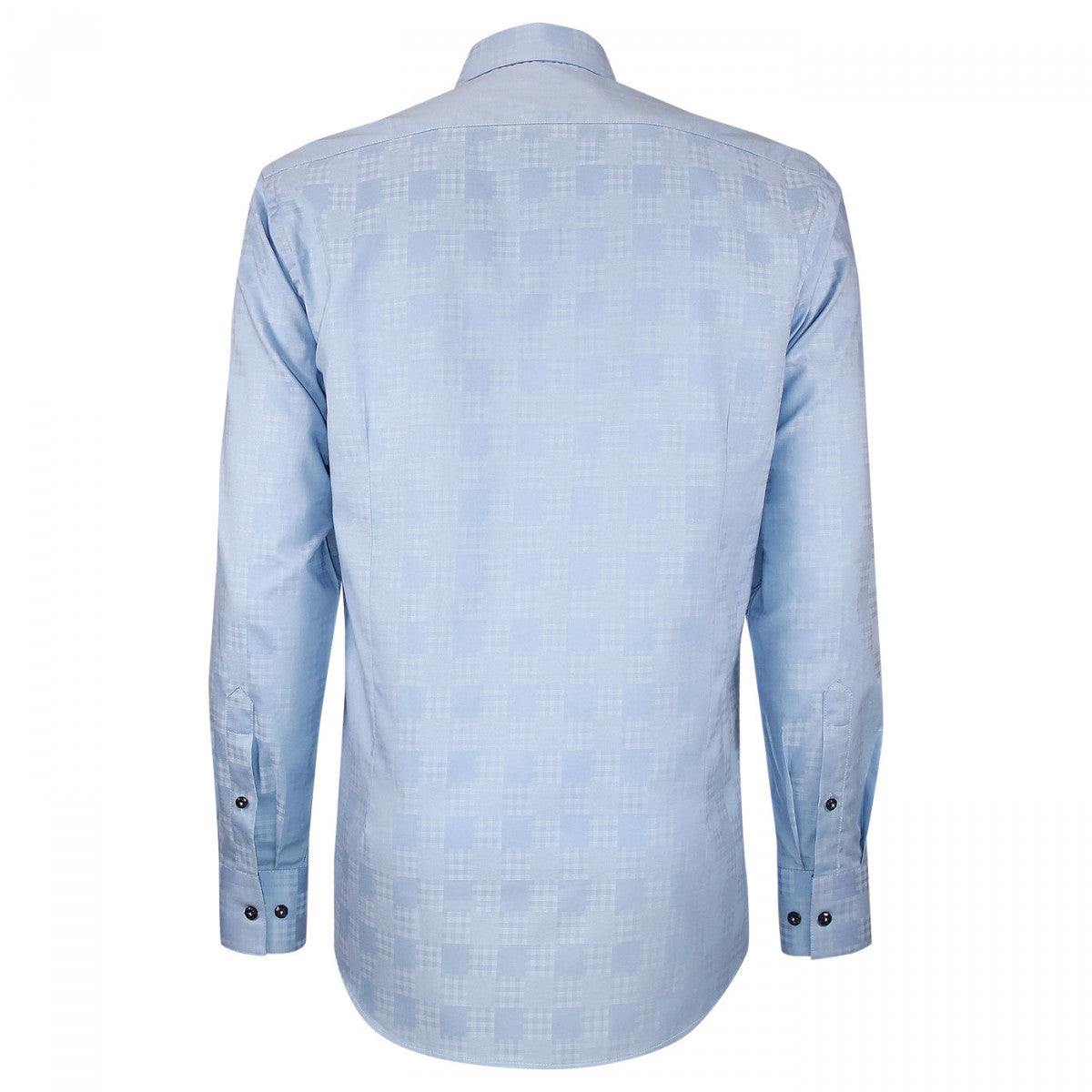 Chemise cintrée tissu à motifs CHECKER AA3AM1 bleu