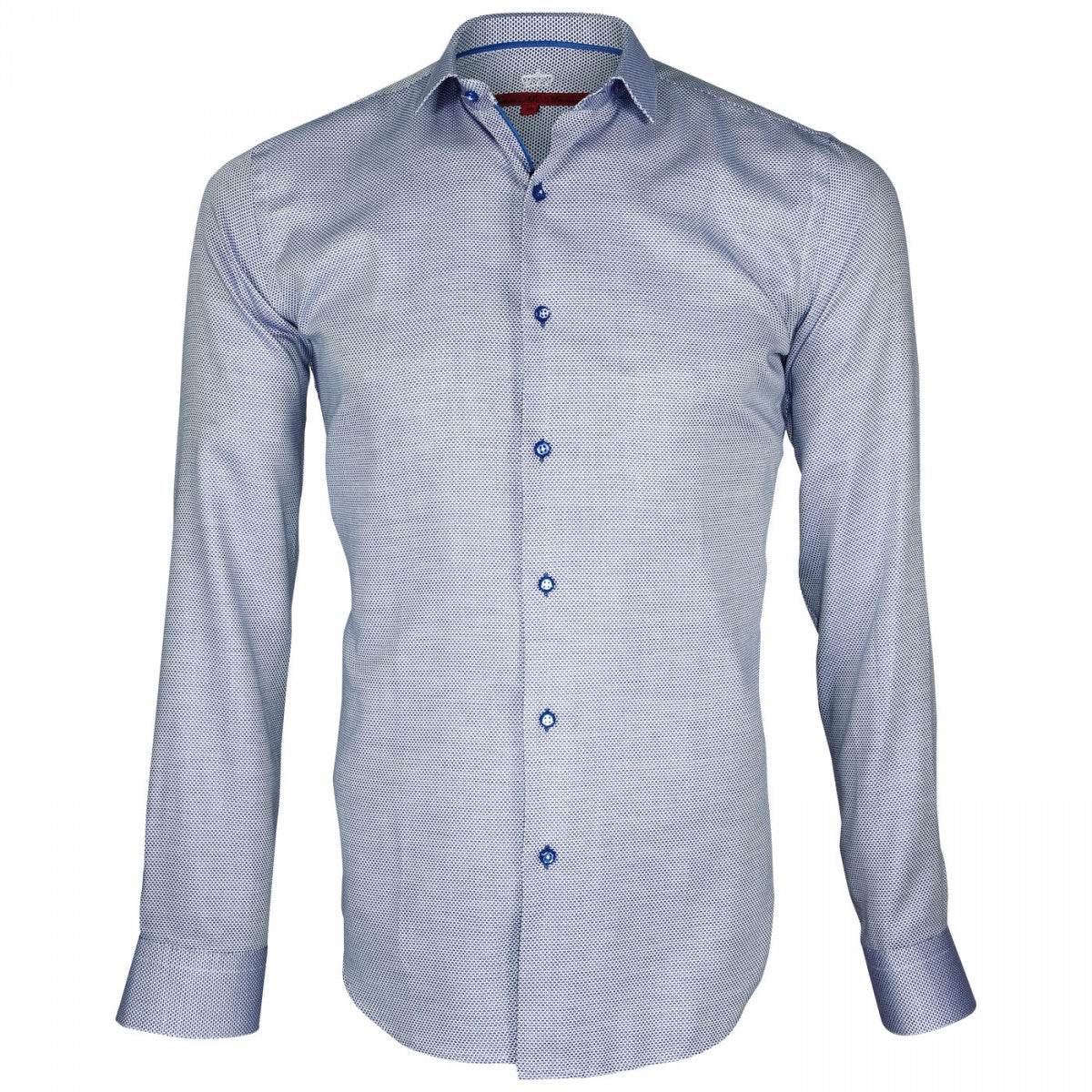 Chemise tissu armuré HASTING Andrew Mc Allister Q4AM3 bleu clair